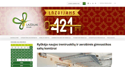 Desktop Screenshot of lazdijai.lt